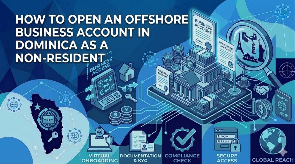 Opening an offshore business account in Dominica as a non-resident