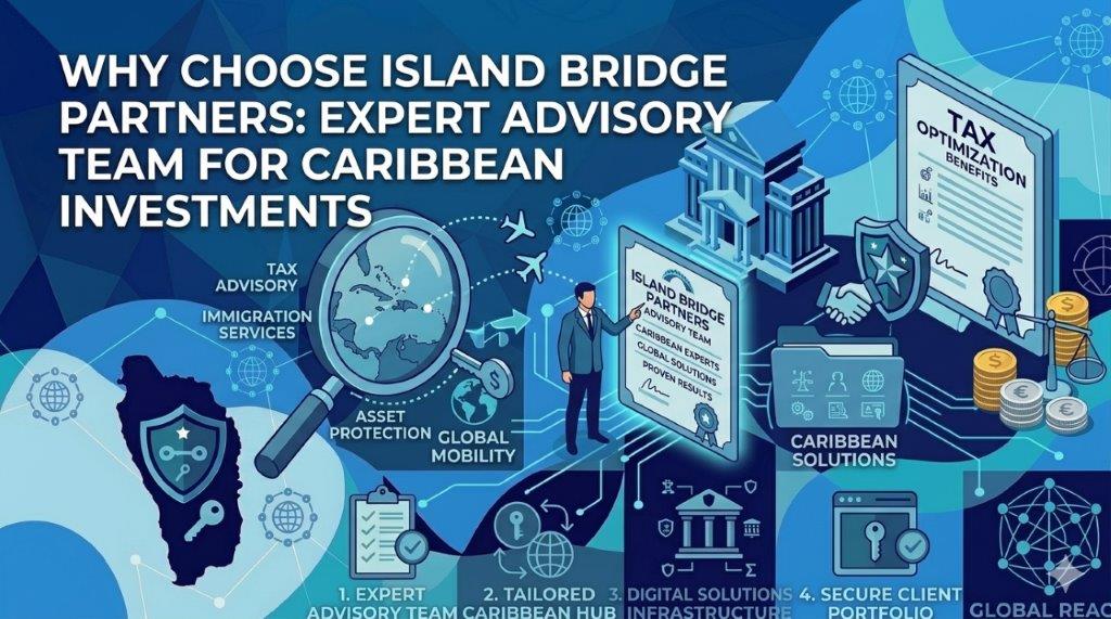 Island Bridge Partners expert advisory team for Caribbean investments